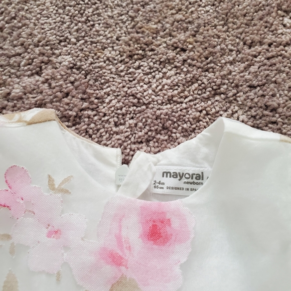 2 for $30 Mayoral floral dress for infants - Picture 2 of 3